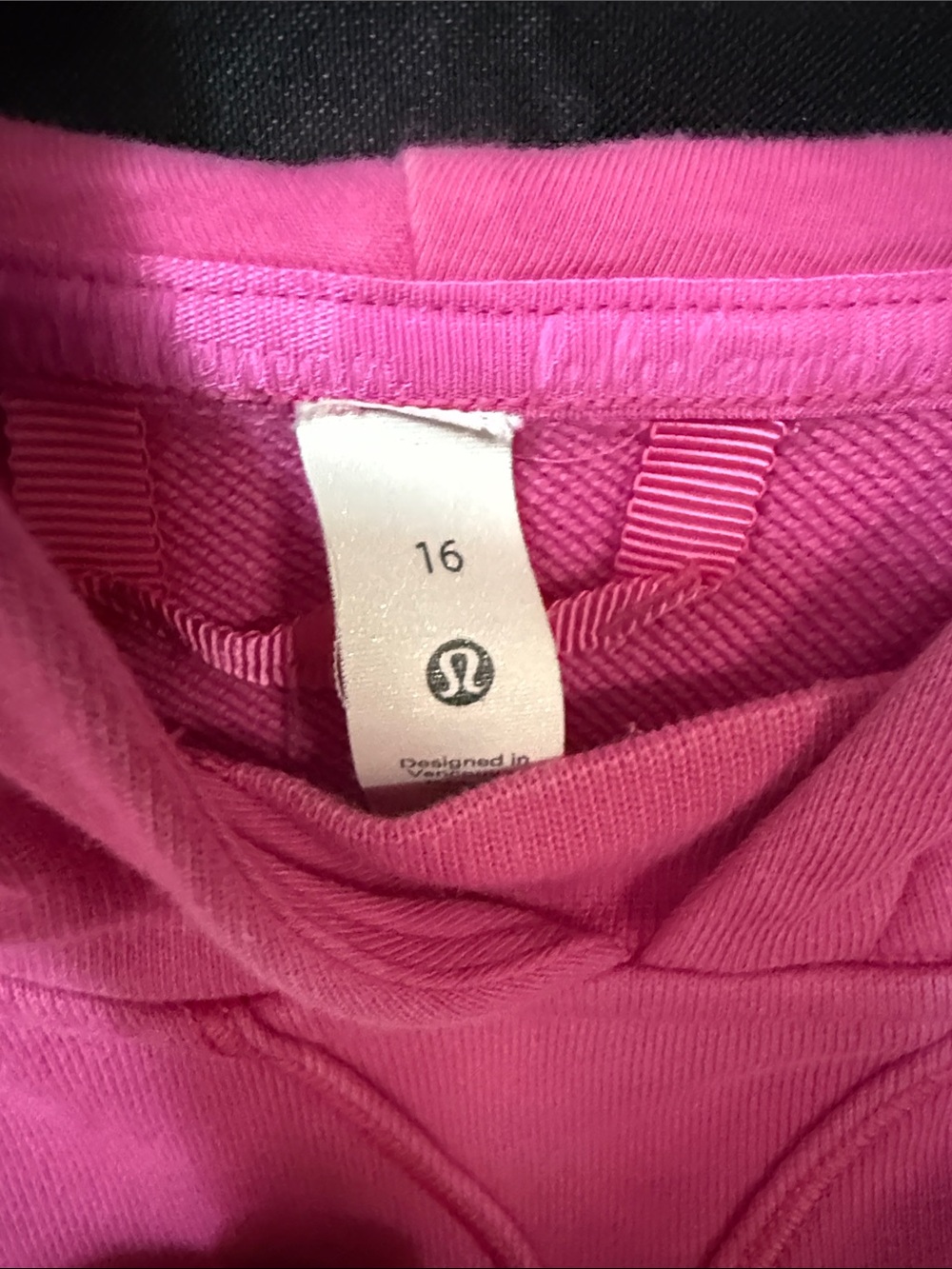 lululemon athletica Cropped Hooded Sweatshirt in Hot Pink - Picture 2 of 5